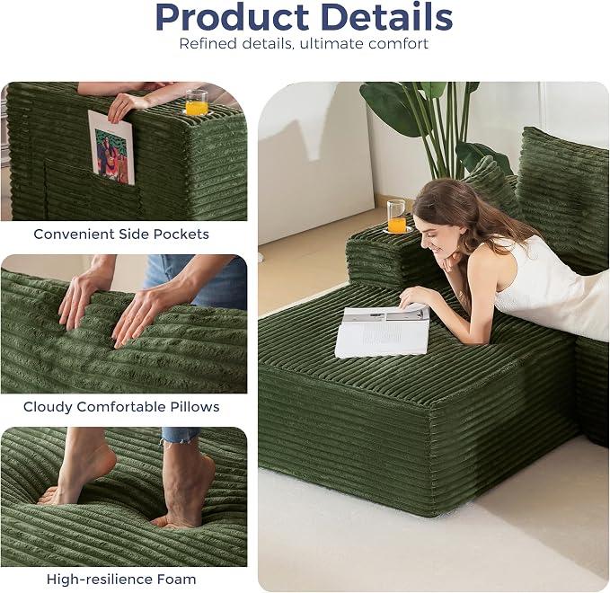 MAXYOYO Modular Sectional Couch - Image 5