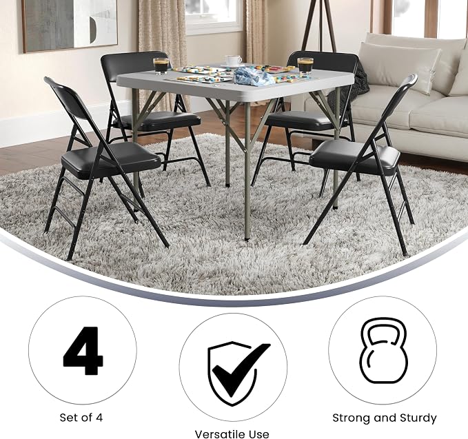 Flash Furniture Hercules Series Metal Folding Chairs - Image 5