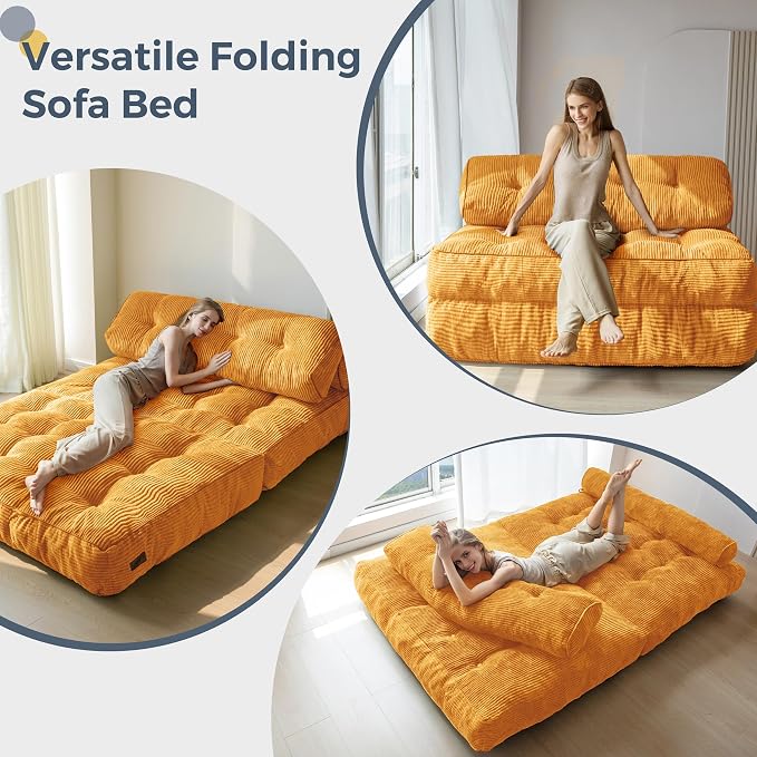 MAXYOYO Folding Sofa Bed, Convertible Sleeper Chair - Image 4