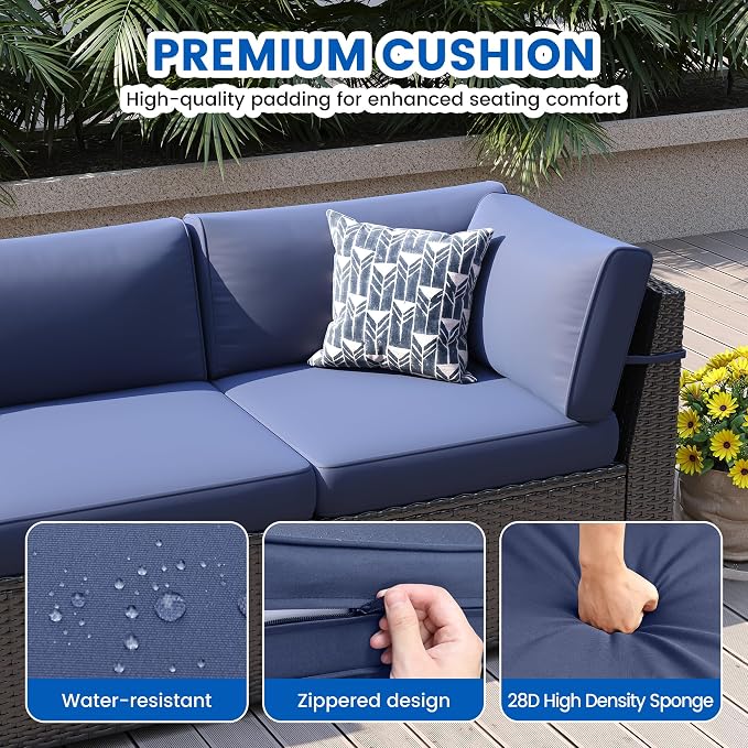 8 Piece Patio Furniture Set - Image 6