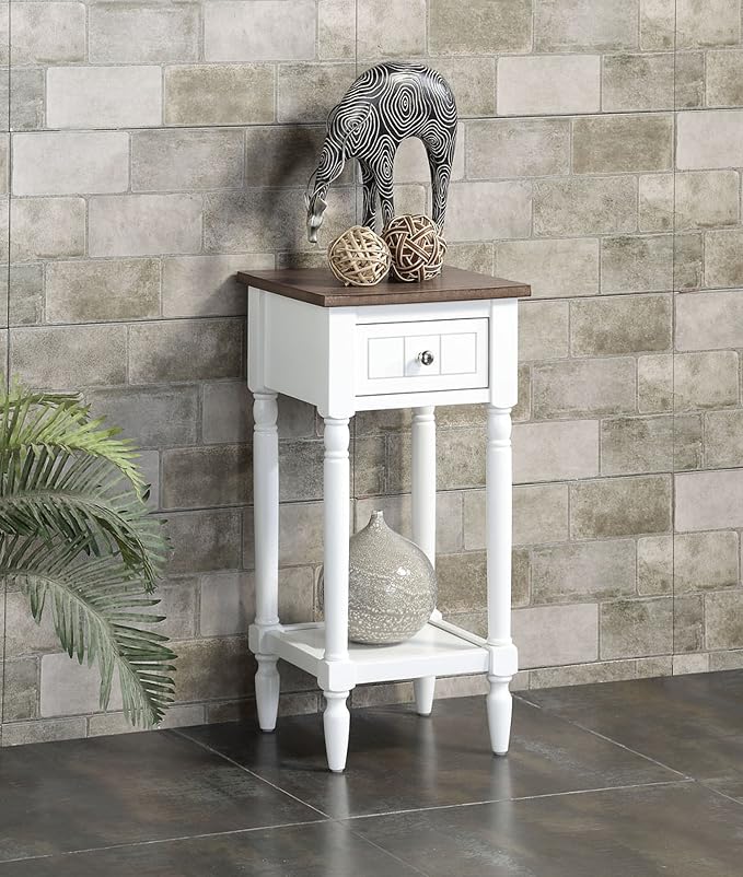 Convenience Concepts French Country Khloe 1 Drawer Accent End Table 14" - Image 2
