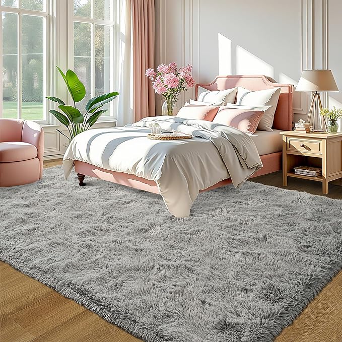 LOCHAS Ultra Soft Indoor Modern Area Rugs Fluffy Living Room Carpets - Image 4