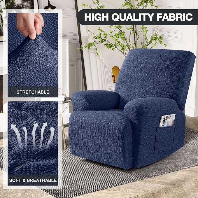 Timeles Recliner Covers Recliner Chair Covers Reclining Couch Covers Sofa - Image 2