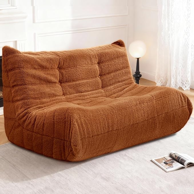 Bean Bag Loveseat Chair Big Sofa Beanbag Chair by Cansunna