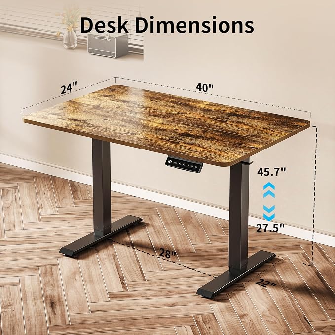 BIZUM 40x24 Inch Electric Standing Desk - Image 3