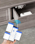 Smart Cabinet Lock Bluetooth Hidden Safety RFID Kid Keyless Drawer Locks by Unknown