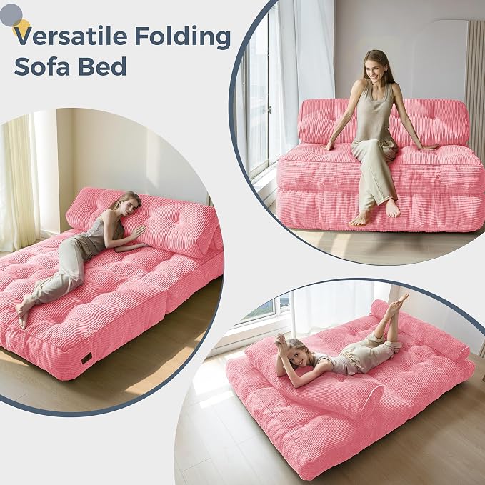 MAXYOYO Folding Sofa Bed, Convertible Sleeper Chair - Image 3