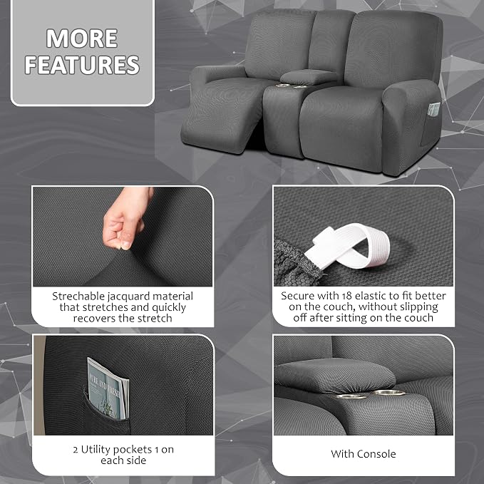 ULTICOR Reclining Love Seat - Image 3