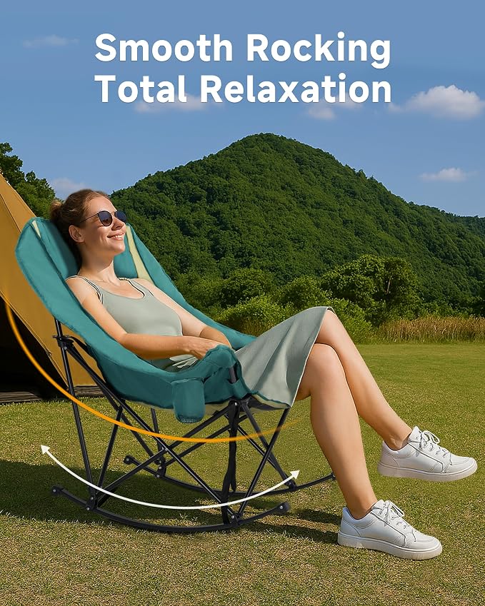 Slsy Oversized Rocking Camping Chair - Image 2