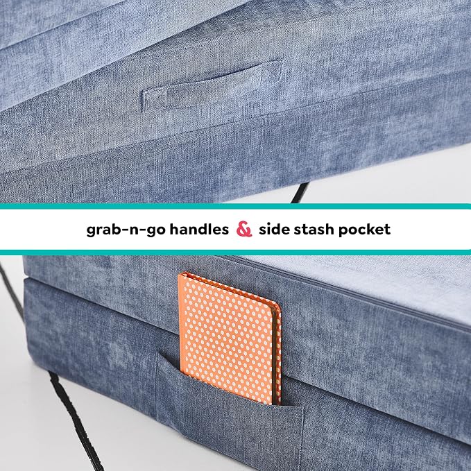 Yourigami Kids and Toddler Play Couch, Convertible Folding Sofa, Durable Foam - Image 5