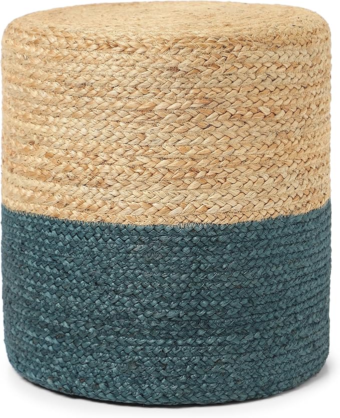 REDEARTH · Cylindrical Pouf Foot Stool Ottoman - Image 3