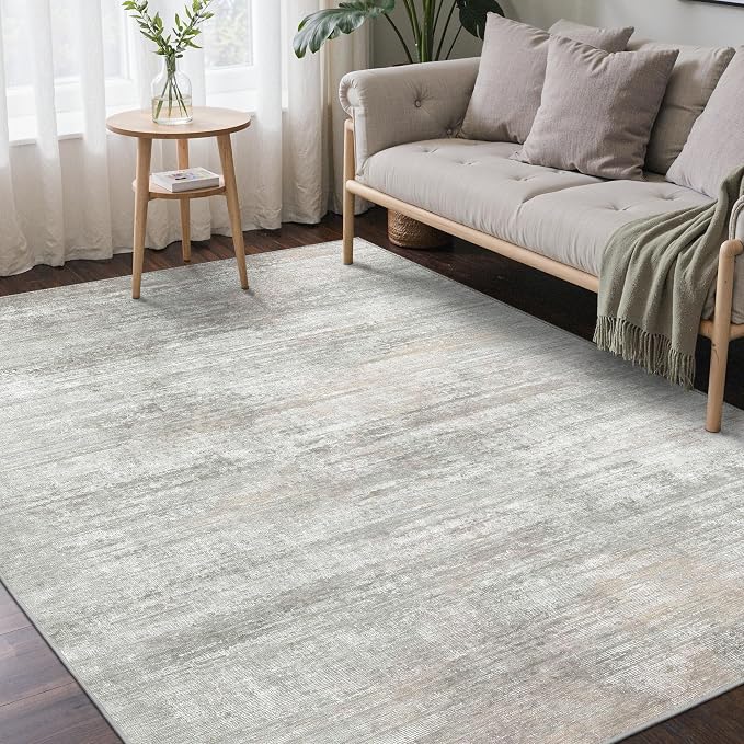 Area Rugs 8x10 for Living Room Bedroom, Modern Abstract Machine Washable Rug by BEIMO