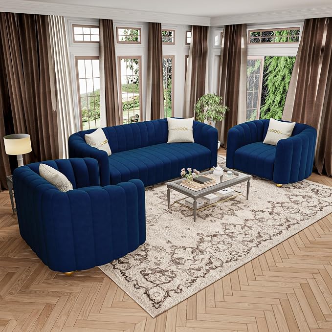 42" Velvet Sofa Chair for Living Room, Modern Single Sofa - Image 7