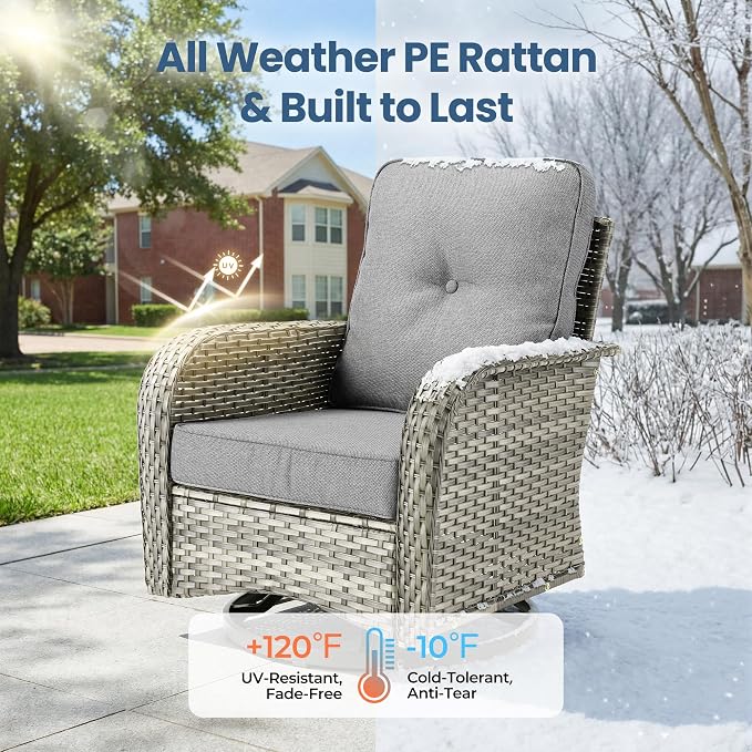 Weaxty 8 Pieces Outdoor Patio Furniture Sets - Image 8
