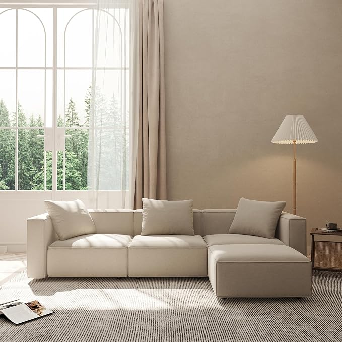 Acanva Luxury Modular Sectional Living Room Sofa Set, Modern Minimalist Style by acanva