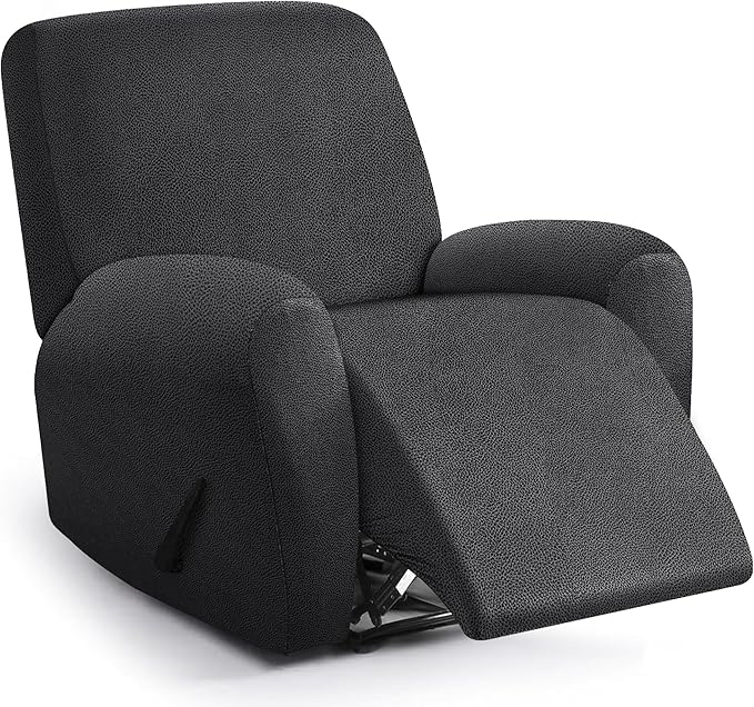 ANARACHON Leather Look Recliner Chair Covers, 4-Pieces Stretch Recliner Cover by ANARACHON