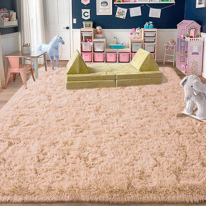 9x12 Area Rug for Living Room, Ultra Soft Large Shag Rug for Bedroom, Upgrade by Quntue
