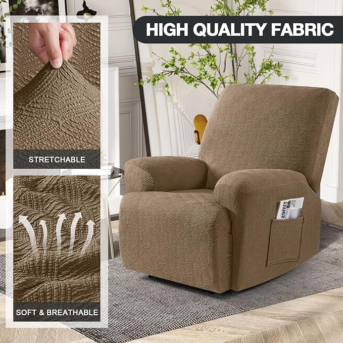 Timeles Recliner Covers Extra Wide Recliner Chair Cover Reclining Sofa - Image 2