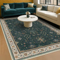 Hazo Haus Vintage Dark Green 6x9 Dining Room Rugs by HazoHaus
