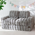 MAXYOYO Extra Wide Kids Bean Bag Chair, Comfy Bubble Fabric Bean Bag Sofa by MAXYOYO
