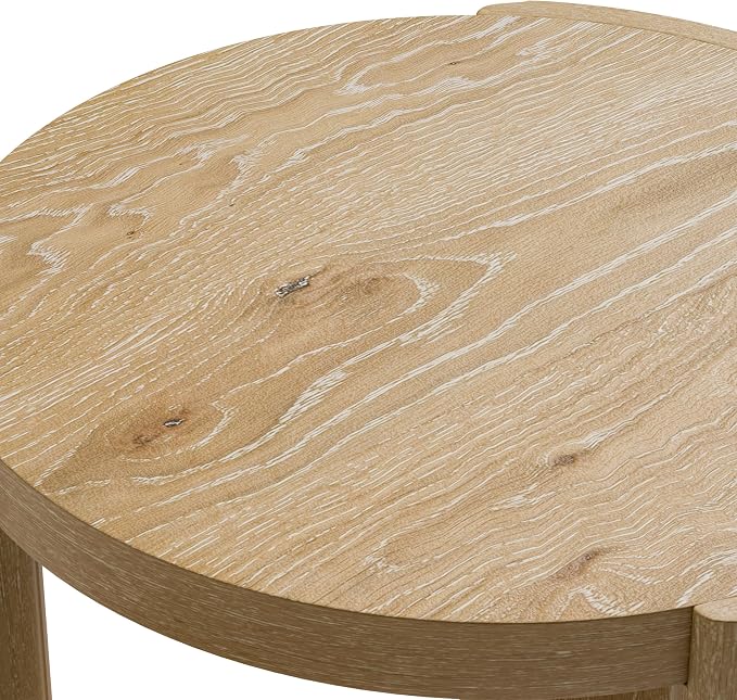 Furniture of America Carys Modern Solid Wood 20-inch Round End Table - Image 8
