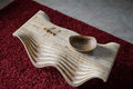 Pine Wood Living Room Coffee Table Organic Design Decor Furniture by Unknown