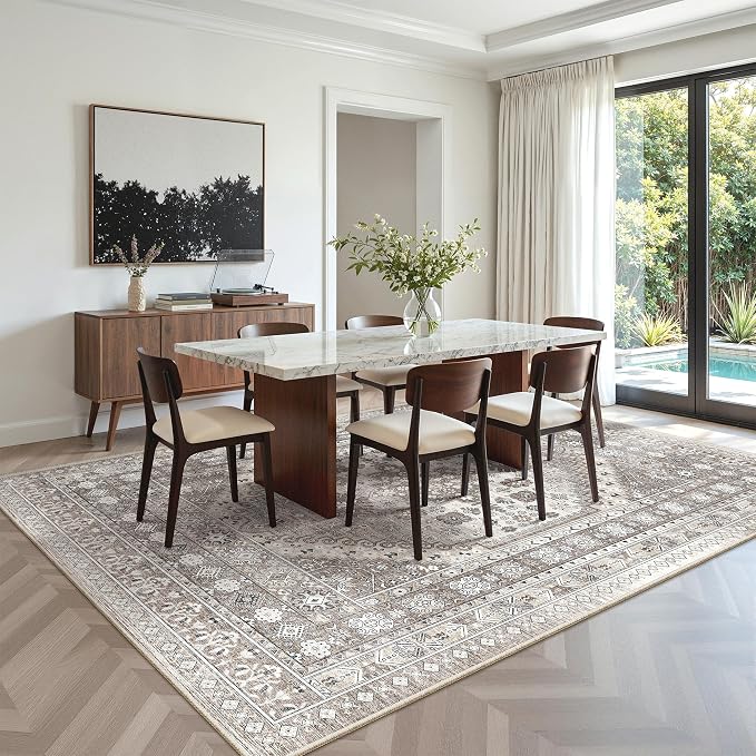 zesthome 7x9 Area Rug, Super Soft Washable Rugs - Image 8