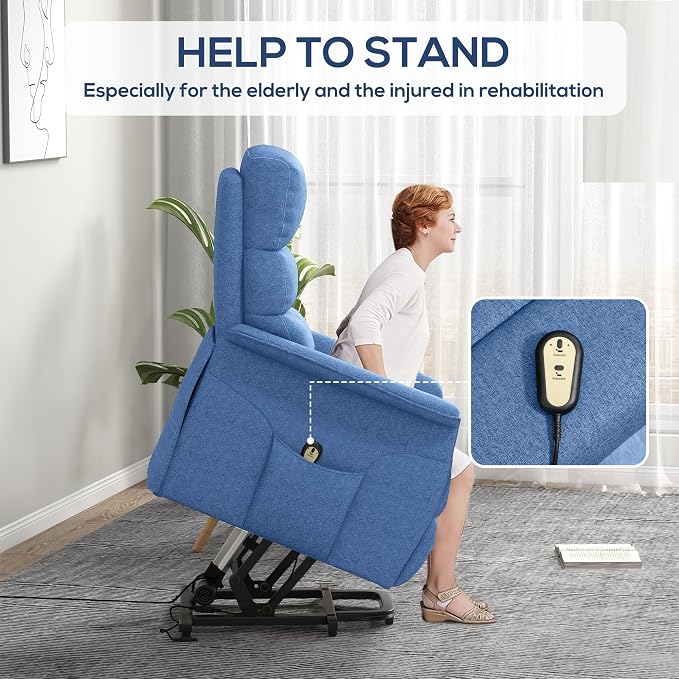 HOMCOM Power Lift Recliner Chair - Image 3