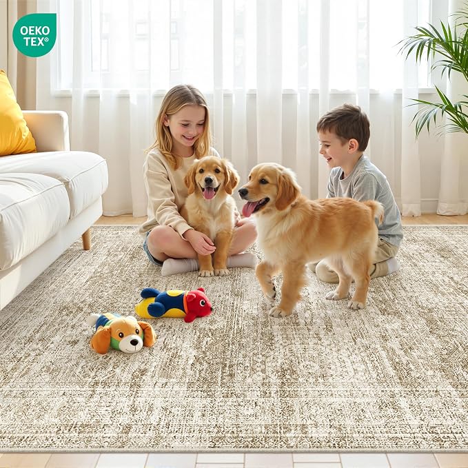 3x5 Washable Area Rug for Entryway, Soft Kitchen Rugs Non Slip for Dining Room - Image 9