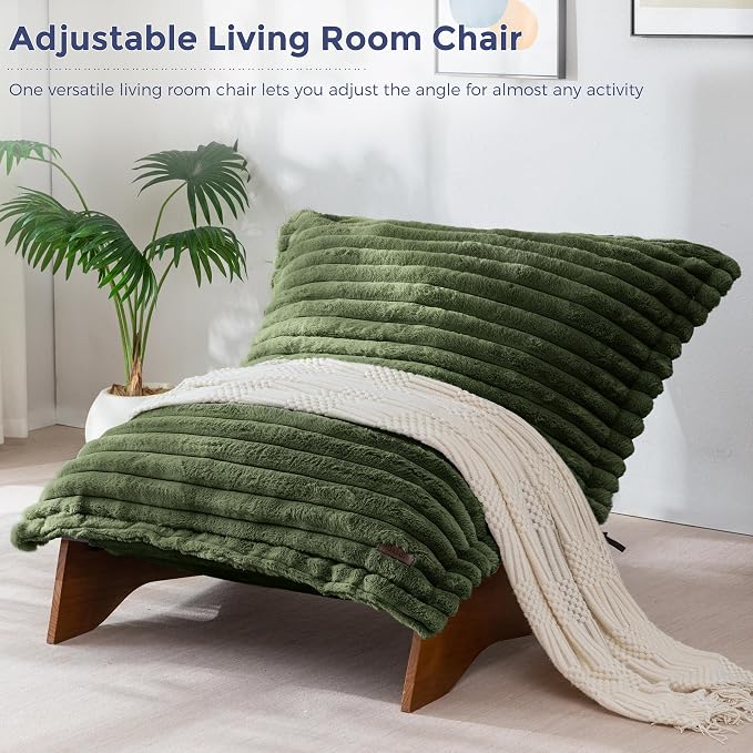 MAXYOYO Adjustable Living Room Chair, Convertible Bean Bag Chair & Recliner - Image 8