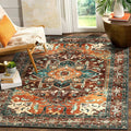 Yamaziot Area Rug 5x7, Non-Slip Washable Boho Vintage Living Room Bedroom Rug by Yamaziot