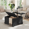 Furnideco Farmhouse Lift Top Coffee Table, Square Wood Center Table by FurnidecoFurniture