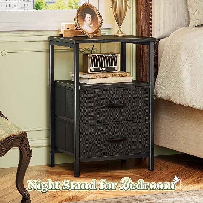 Huuger Night Stand Set of 2, Nightstand - Image 4