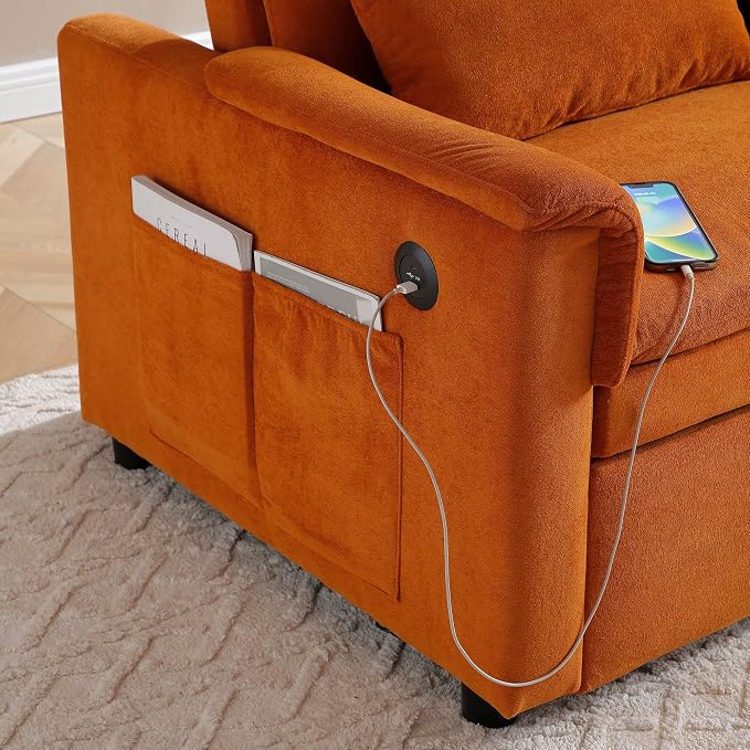 55.5" Small Sleeper Sofa Couch - Image 8