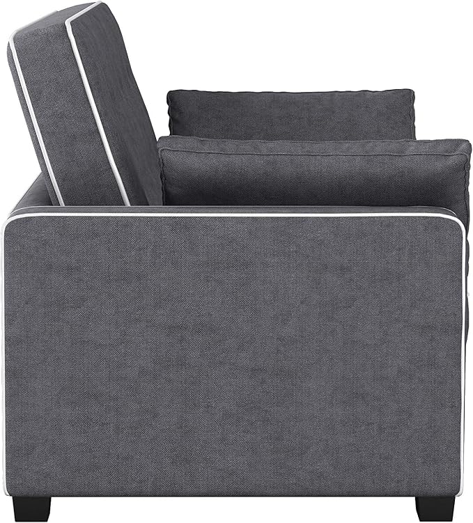 Serta Ainsley 66.5" Convertible Sleeper Loveseat, Full Size, Dreamcoil Comfort - Image 14
