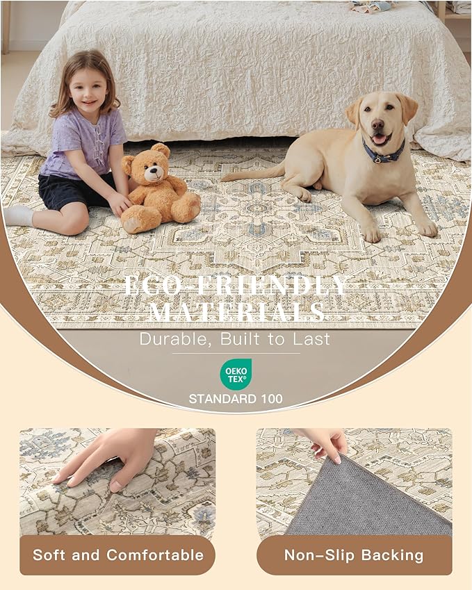Madane Washable Runner Rug - Image 5