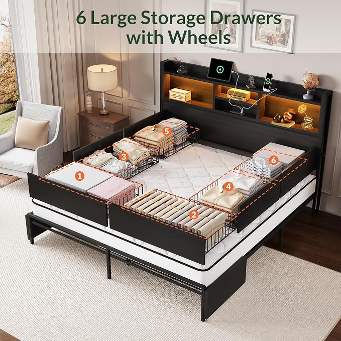 LARMACE King Size Bed Frame - Image 3