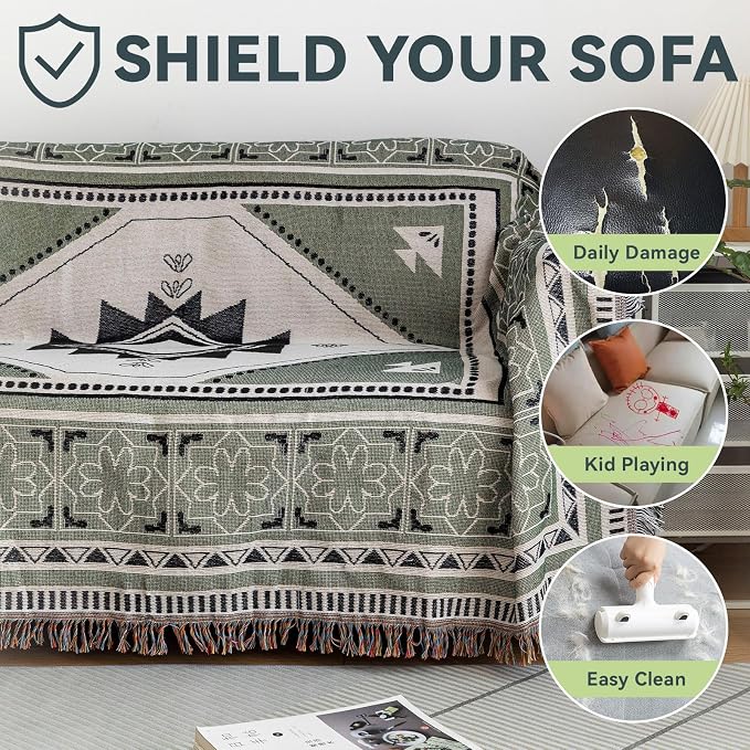 VClife Boho Sofa Cover XL Couch Cover - Image 7