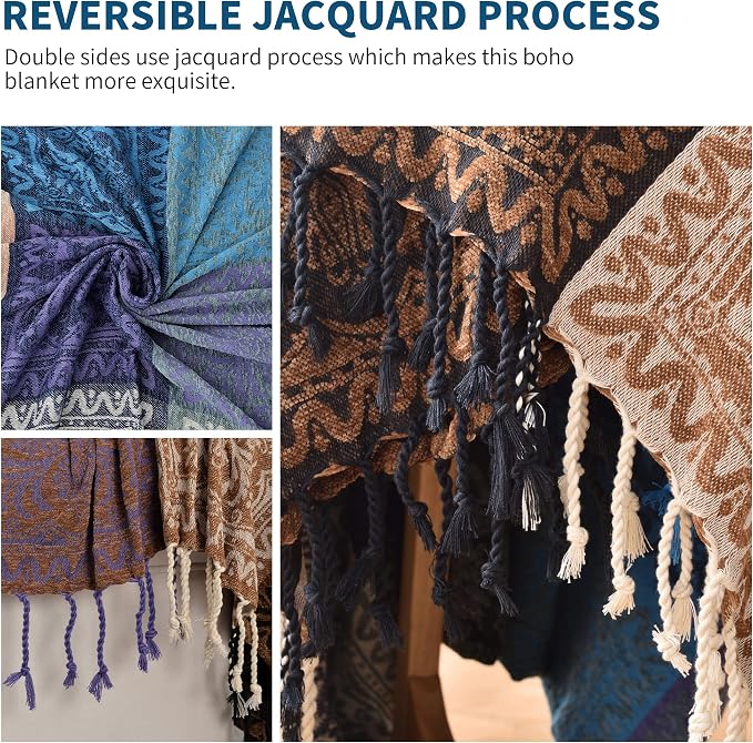 Boho Throw Blanket - Image 9