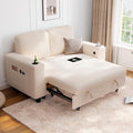 LINSY HOME Sectional Sleeper Sofa Bed, Corduroy Pull Out Couch by LINSYHOME