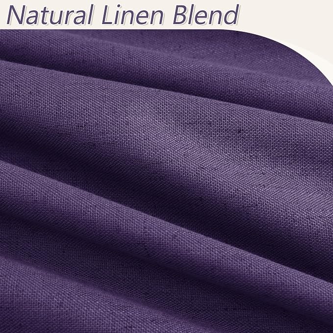 Guken 100% Blackout Curtains 120 Inch Length 2 Panels Set - Image 3