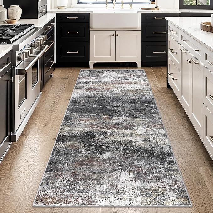 Runner Rug for Hallway Kitchen 2x10 Machine Washable Runners Rug for Entryway by BEIMO