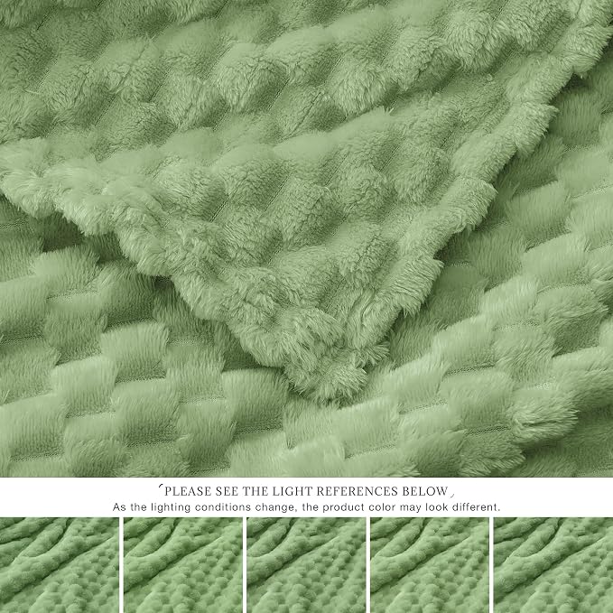 EXQ Home Fleece Throw Blanket for Couch or Bed - Image 6