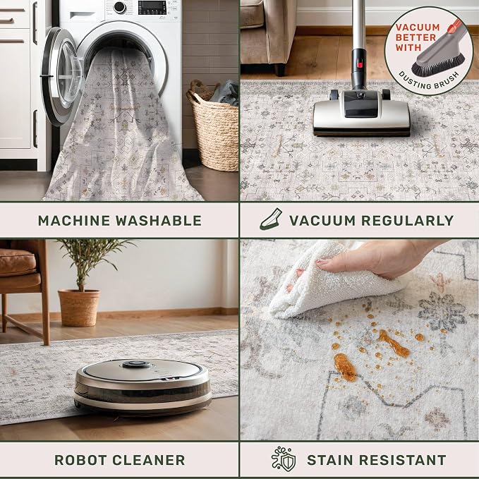Hazo Haus Geometric 3x20 Wide Hallway Runner - Image 4