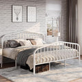 SHA CERLIN King Size Metal Platform Bed Frame by SHACERLIN