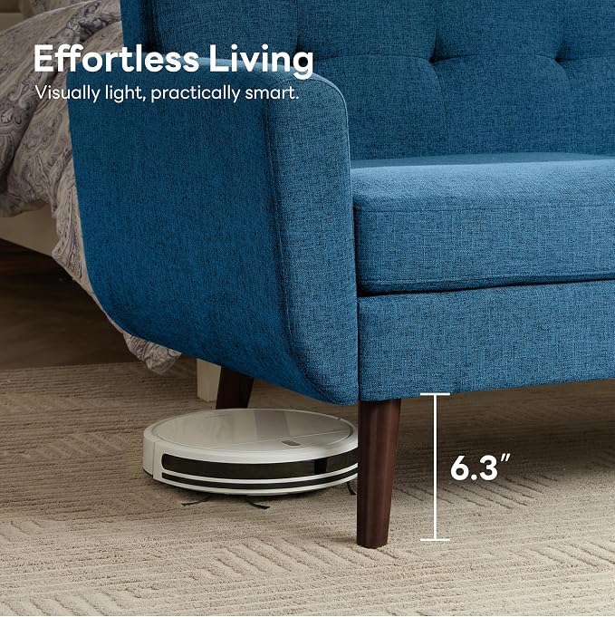 Tbfit 65" W Loveseat Sofa, Mid Century Modern Decor Love Seat Sofas and Couches - Image 7