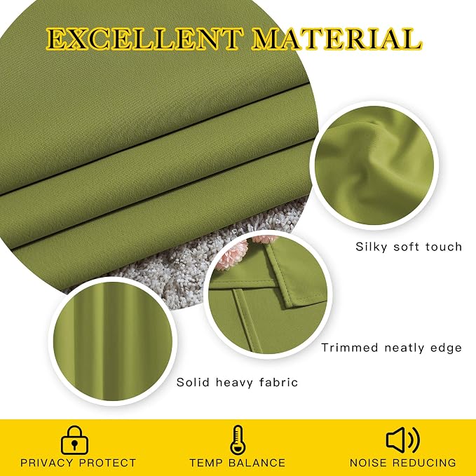 NICETOWN Light Reducing Grommet Curtains - Image 4