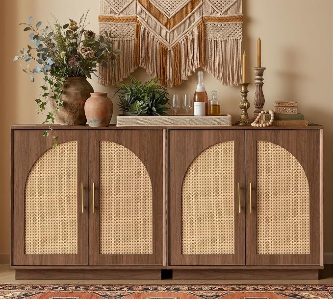 FORTUNETEC Sideboard Buffet Cabinet by FORTUNETEC