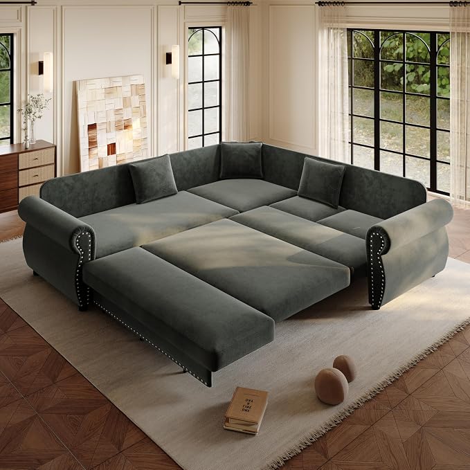 88.2" Sectional Sleeper Sofa - Image 2