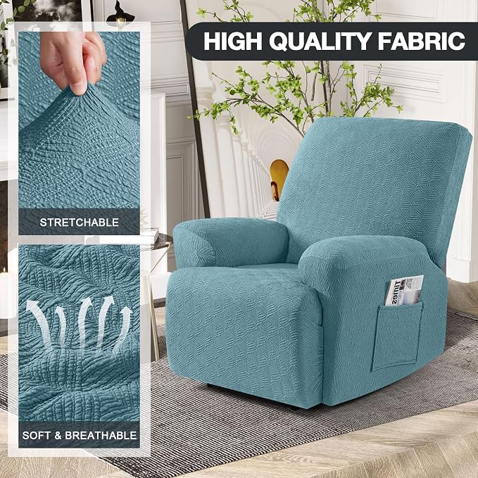 Timeles Recliner Covers Recliner Chair Covers Reclining Couch Covers Sofa - Image 2
